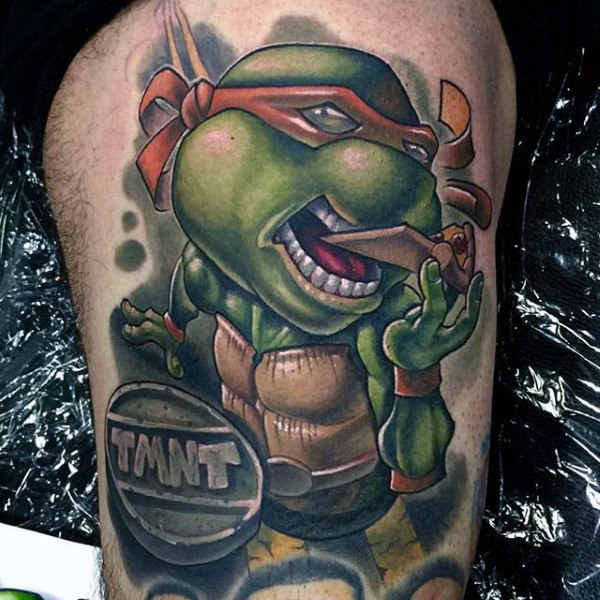 70 Teenage Mutant Ninja Schildkröte Tattoo Designs für Männer - Hero Ink Ideen  