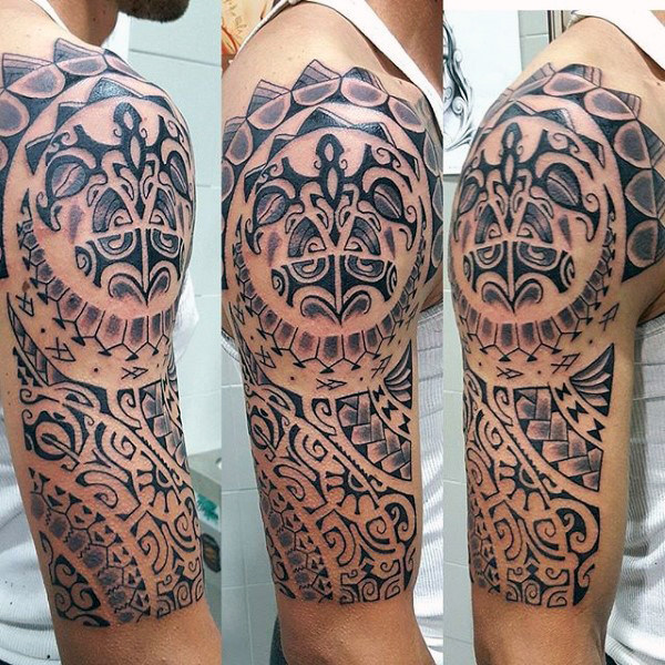 100 Maori Tattoo Designs für Männer - Neuseeland Tribal Ink Ideen  