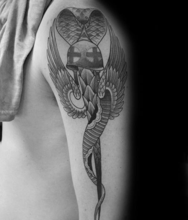 60 Caduceus Tattoo Designs für Männer - Manly Ink Ideen  