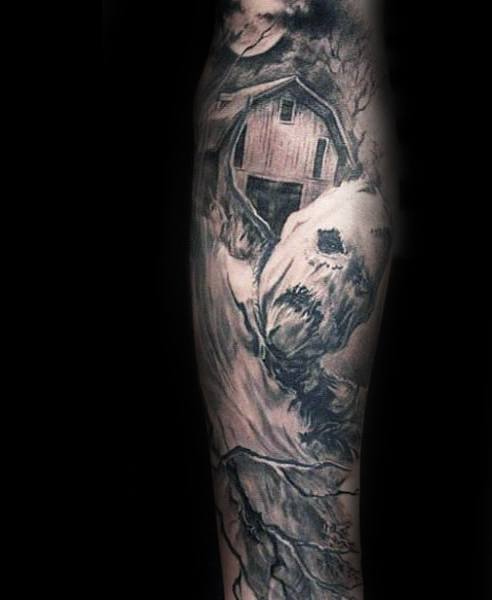 60 Vogelscheuche Tattoo Designs für Männer - Supervillain Ink Ideen  