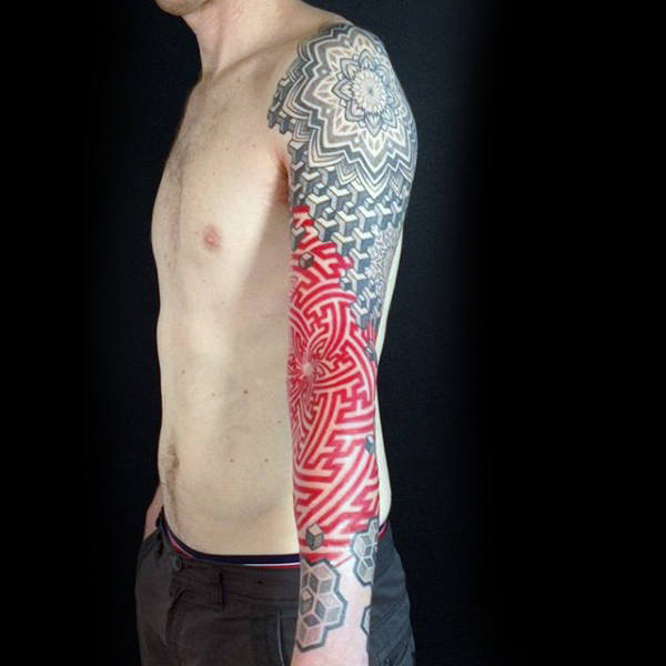70 Red Ink Tattoo Designs für Männer - Maskulin Ink Ideas  