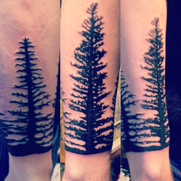 60 Unterarm Baum Tattoo Designs für Männer - Forest Ink Ideen  