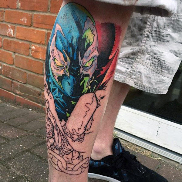 40 Spawn Tattoo Designs für Männer - Antihelden-Tinte Ideen  