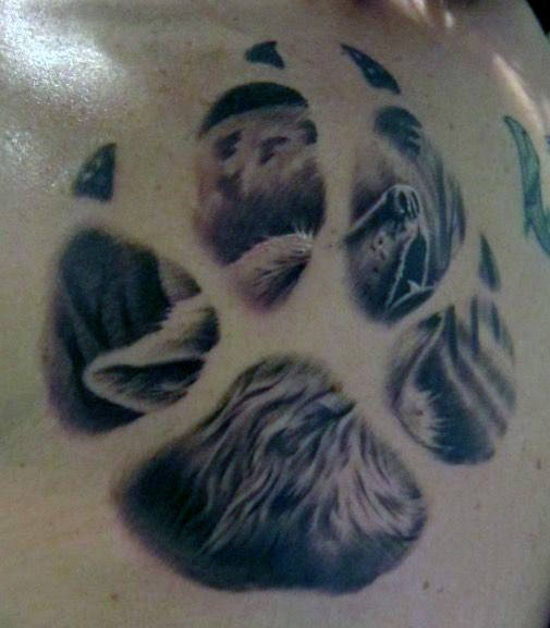 50 Wolf Paw Tattoo Designs für Männer - Animal Ink Ideen  