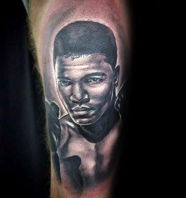 50 Muhammad Ali Tattoo Designs für Männer - Boxing Champion Ink Ideen  