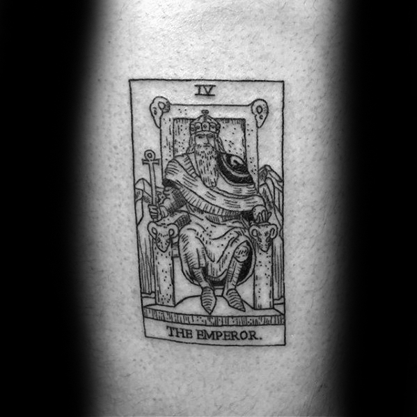 60 Tarot Tattoo Designs für Männer - Spielkarten-Tinten-Ideen  