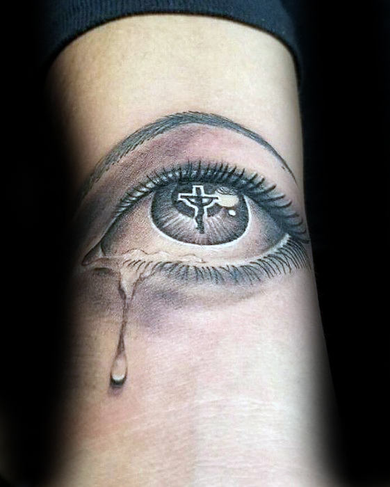 50 realistische Augen Tattoo Designs für Männer - visionäre Tinte Ideen  