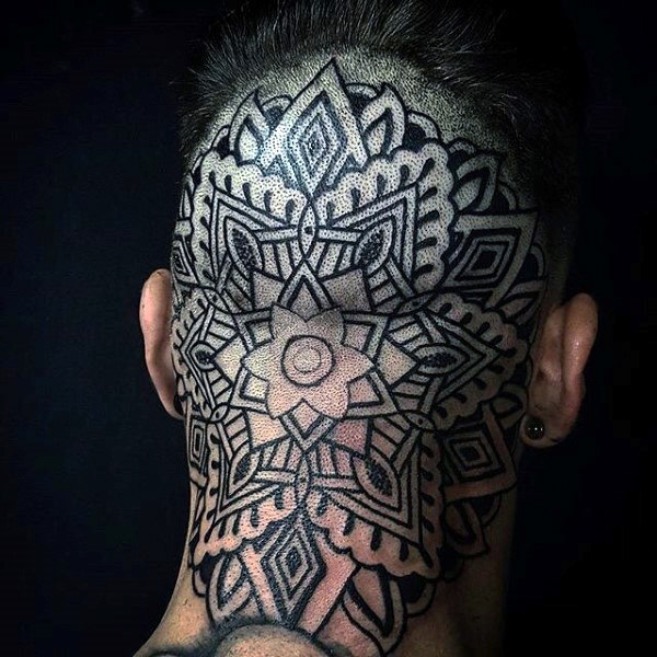 100 Kopf Tattoos für Männer - Masculine Ink Design-Ideen  