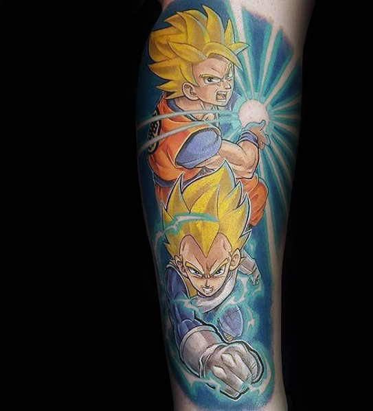 40 Vegeta Tattoo-Designs für Männer - Dragon Ball Z-Tinte Ideen  
