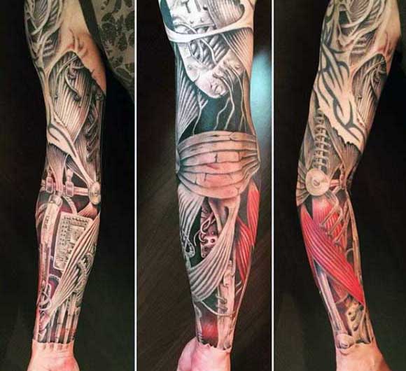 50 Ripped Skin Tattoo Designs für Männer - Maskulin Zerrissene Fleisch-Tinte  