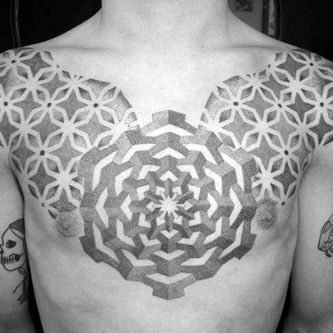 100 Heilige Geometrie Tattoo Designs für Männer - Der Bauplan der Natur  
