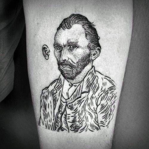 50 Vincent Van Gogh Tattoo-Designs für Männer - künstlerische Ideen  