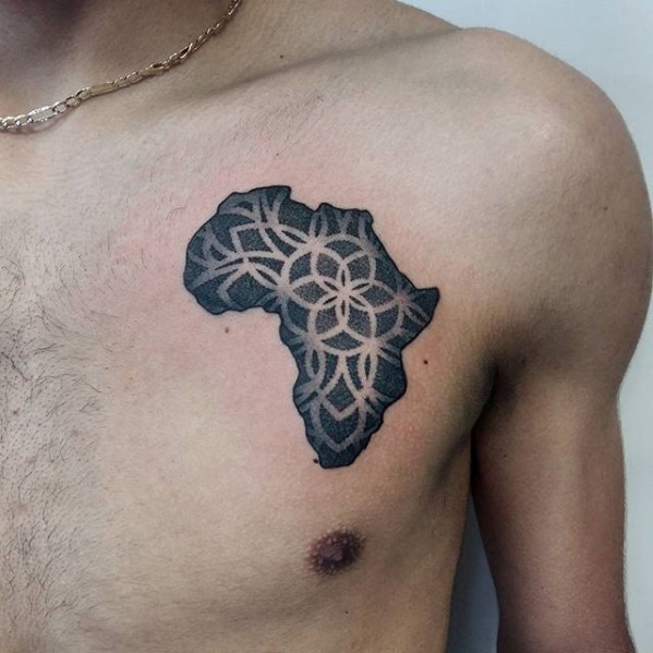 60 Afrika Tattoo Designs für Männer - Kontinent Tinte Ideen  