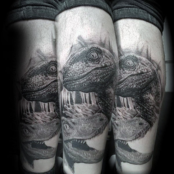 90 Dinosaurier Tattoo Designs für Männer - Prehistoric Ink Ideen  