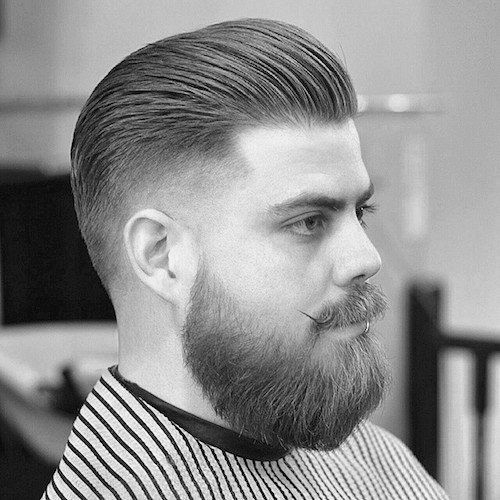 Slicked Back Hair für Männer - 75 klassische Legacy Cuts  