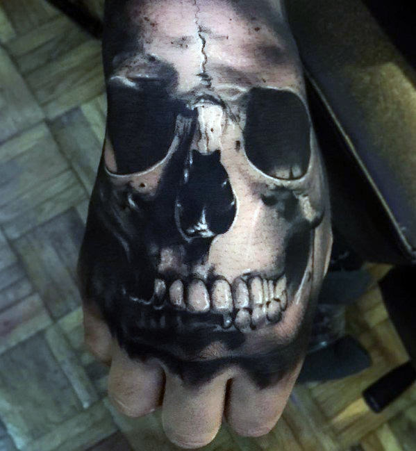 50 3D Hand Tattoo Designs für Männer - Masculine Ink Ideen  