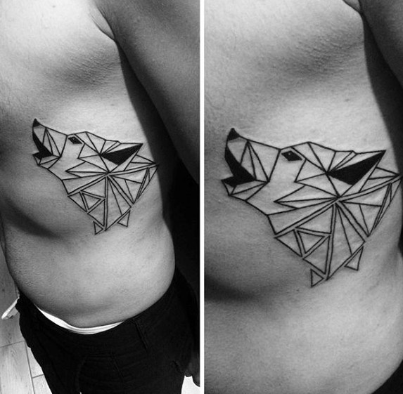 50 kleine geometrische Tattoos für Männer - Manly Form Ink Ideas  