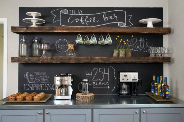 Top 60 besten Kaffee-Bar-Ideen - Coole persönliche Java Cafe Designs  