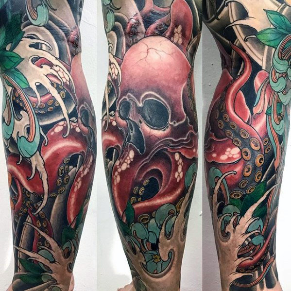 60 Super Sleeve Tattoos für Männer - Maskuline Design-Ideen  