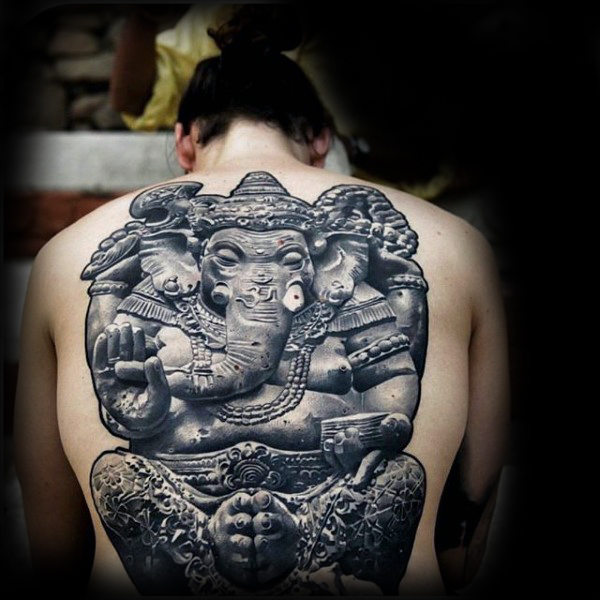 90 Ganesh Tattoo Designs für Männer - Hindu Ink Ideen  