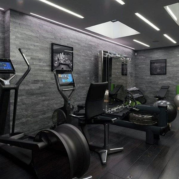 40 Personal Home Gym Design-Ideen für Männer - Trainingsräume  