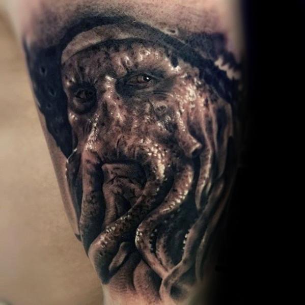 60 Davy Jones Tattoo Designs für Männer - Sailors Devil Ink Ideen  