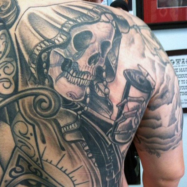 70 Sensenmann Tattoos für Männer - Händler der Tod Designs  