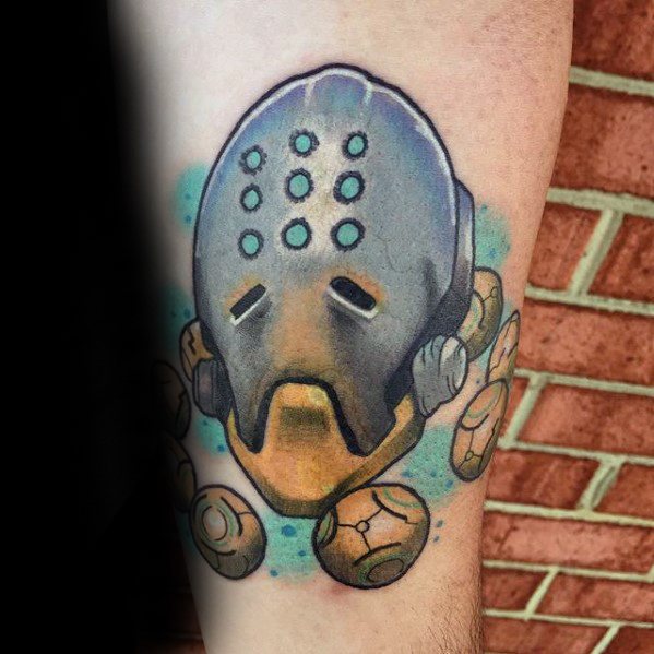 40 Overwatch Tattoo Designs für Männer - Videospiel-Tinten-Ideen  