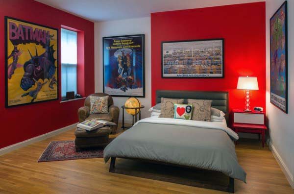 Top 30 besten roten Schlafzimmer Ideen - Fett Designs  