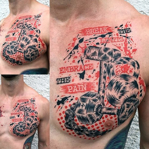 100 Trash Polka Tattoos für Männer - Maskulin Design-Ideen  