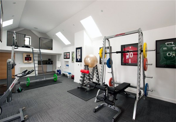 40 Personal Home Gym Design-Ideen für Männer - Trainingsräume  