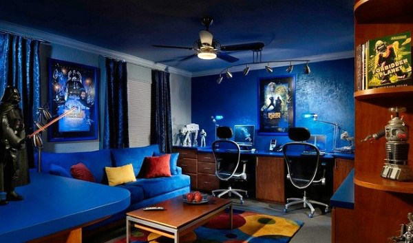 60 Spielzimmer Ideen für Männer - Cool Home Entertainment Designs  