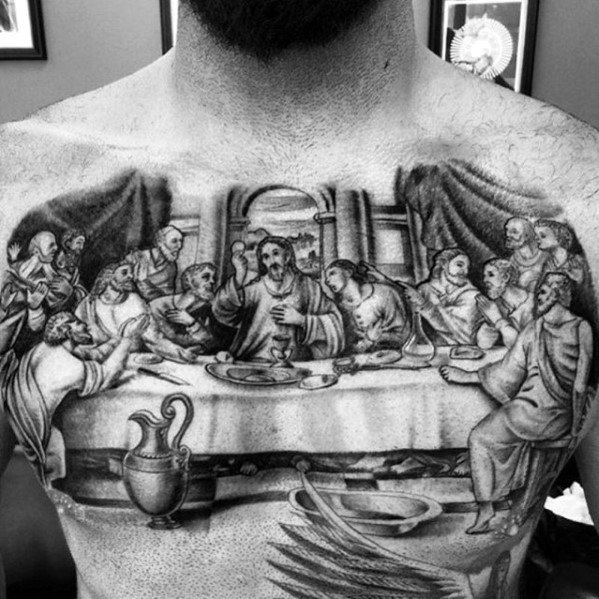 60 3D Jesus Tattoo Designs für Männer - religiöse Tinte Ideen  