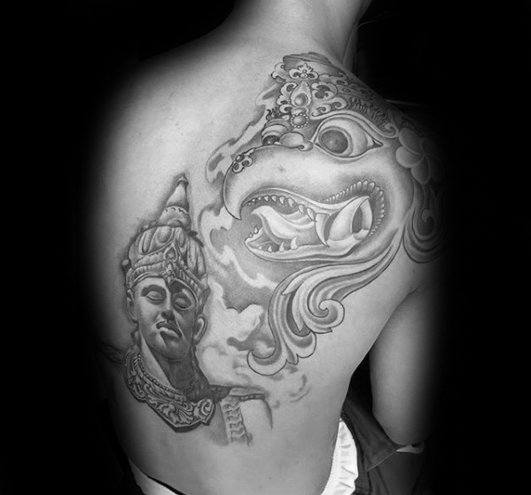 50 Garuda Tattoo Designs für Männer - Humanoid Bird Ink Ideen  