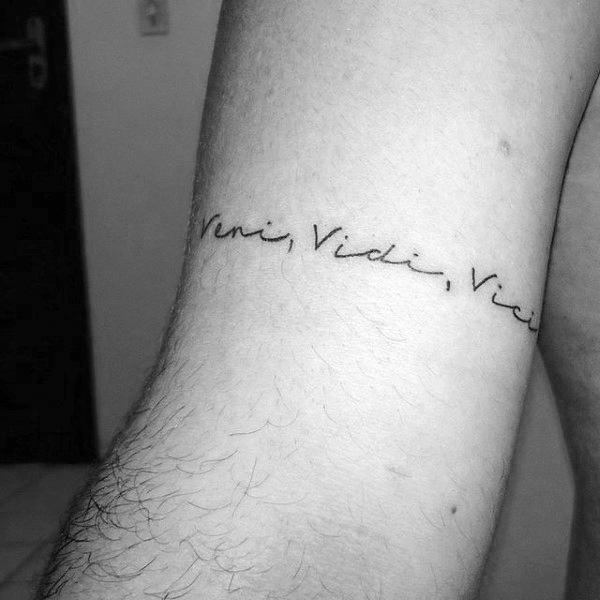 60 Veni Vidi Vici Tattoo Designs für Männer - Julius Caesar Ink Ideen  