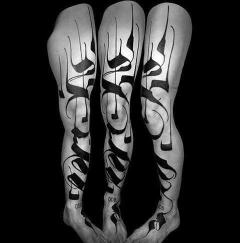 50 künstlerische Tattoos für Männer - künstlerische Tinte Design-Ideen  