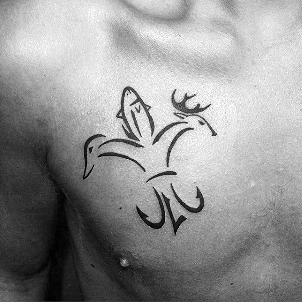 70 Fleur De Lis Tattoo Designs für Männer - stilisierte Lily Ink Ideen  