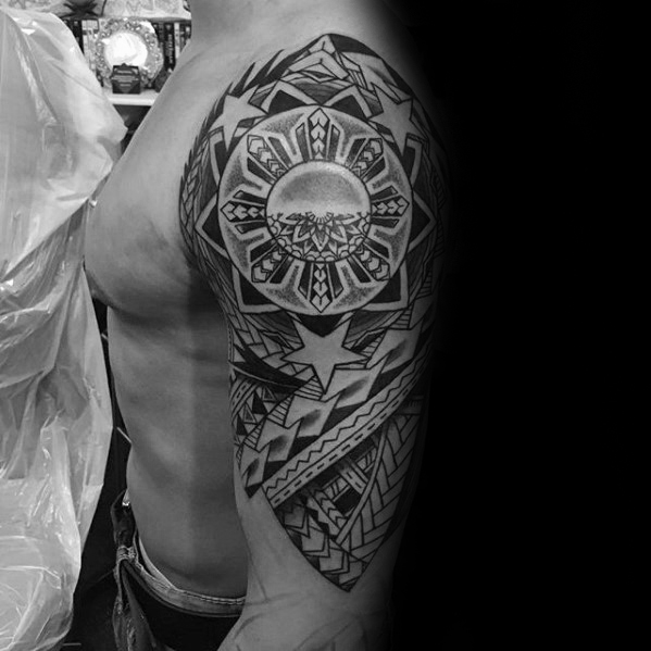 70 Filipino Tribal Tattoo Designs für Männer - Heilige Tinte Ideen  