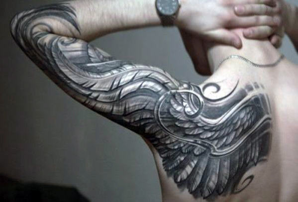 Top 50 besten Rücken Tattoos für Männer - ein empfindliches Souvenir  