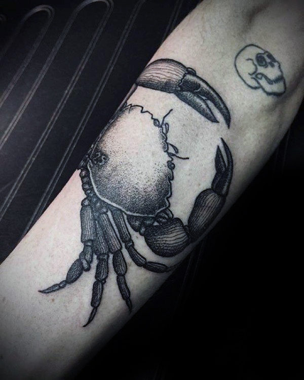 80 Krabbe Tattoo Designs für Männer - Masculine Ink Ideen  