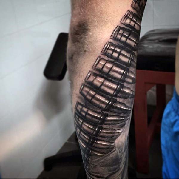 60 Bullet Tattoos für Männer - ein Schuss von Design-Ideen  