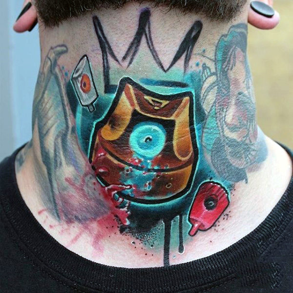 80 Graffiti-Tattoos für Männer - Inked Street Art Designs  