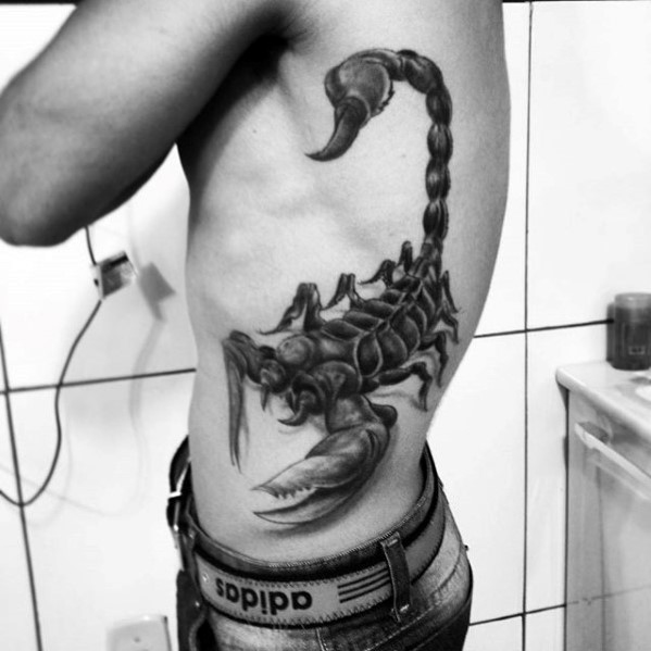 40 3d Scorpion Tattoo Designs Für Männer Stinger Ink Ideen Mann
