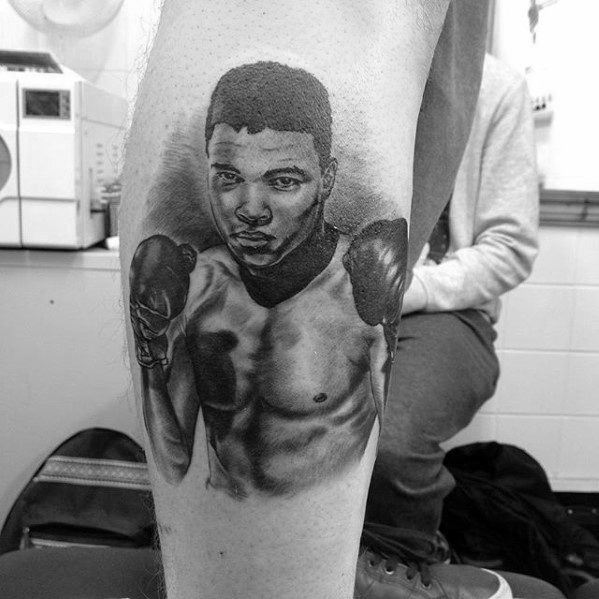 50 Muhammad Ali Tattoo Designs für Männer - Boxing Champion Ink Ideen  