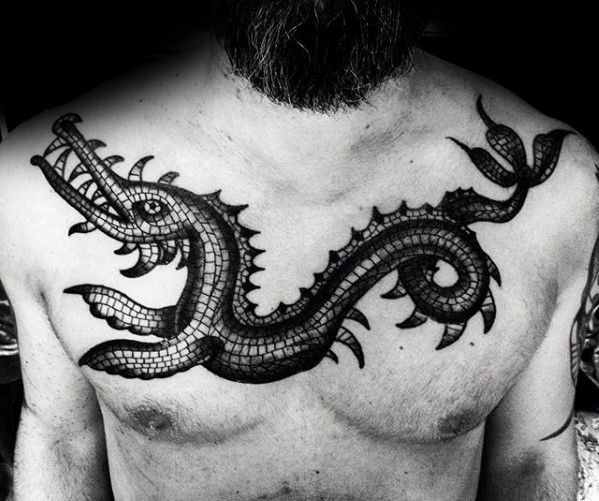 50 Mosaik Tattoo Designs für Männer - dekorative Tinte Ideen  