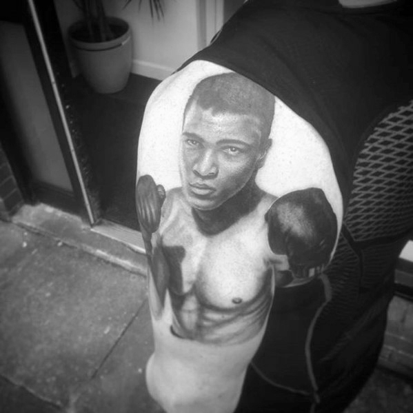 50 Muhammad Ali Tattoo Designs für Männer - Boxing Champion Ink Ideen  