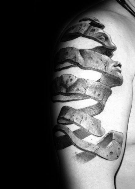 60 Mc Escher Tattoo Designs für Männer - Graphic Artist Ink Ideen  