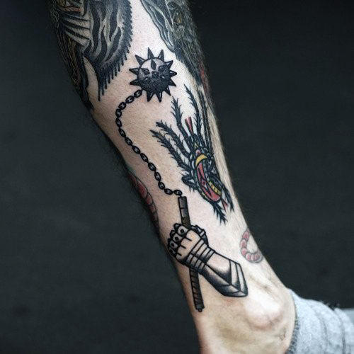 40 Ketten Tattoos für Männer - Manly Designs in der Stärke verbunden  
