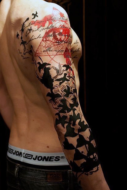 Top 100 besten Sleeve Tattoos für Männer - Themen, Talent und Zeit  