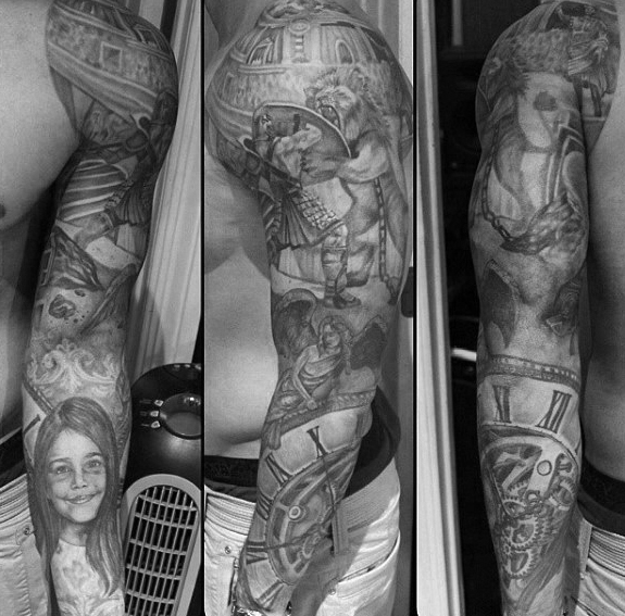 60 Super Sleeve Tattoos für Männer - Maskuline Design-Ideen  